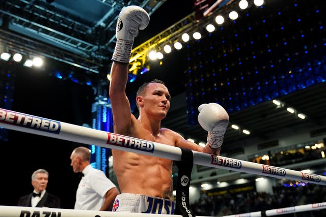 <p>Josh Warrington will look to have his hand raised this weekend (Zac Goodwin/PA)</p>