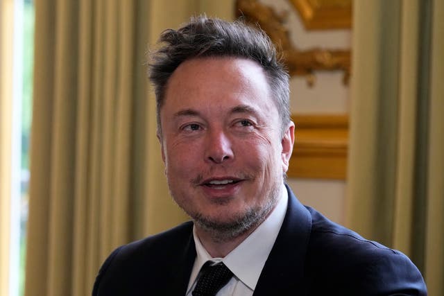 Elon Musk took to Twitter to mock Ukrainian president Volodymyr Zelensky (Michel Euler, Pool/AP)